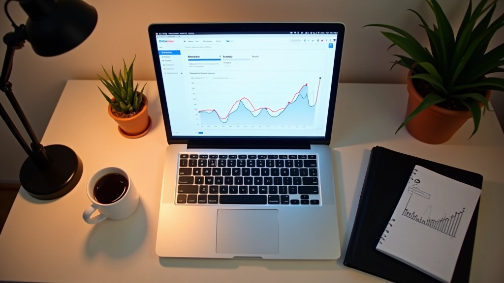 Écran d'ordinateur montrant un tableau de bord avec des statistiques de clics et des commissions gagnées