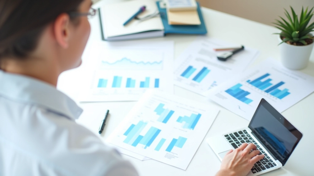 Plusieurs graphiques et tableaux montrant des statistiques de revenus et de croissance financière